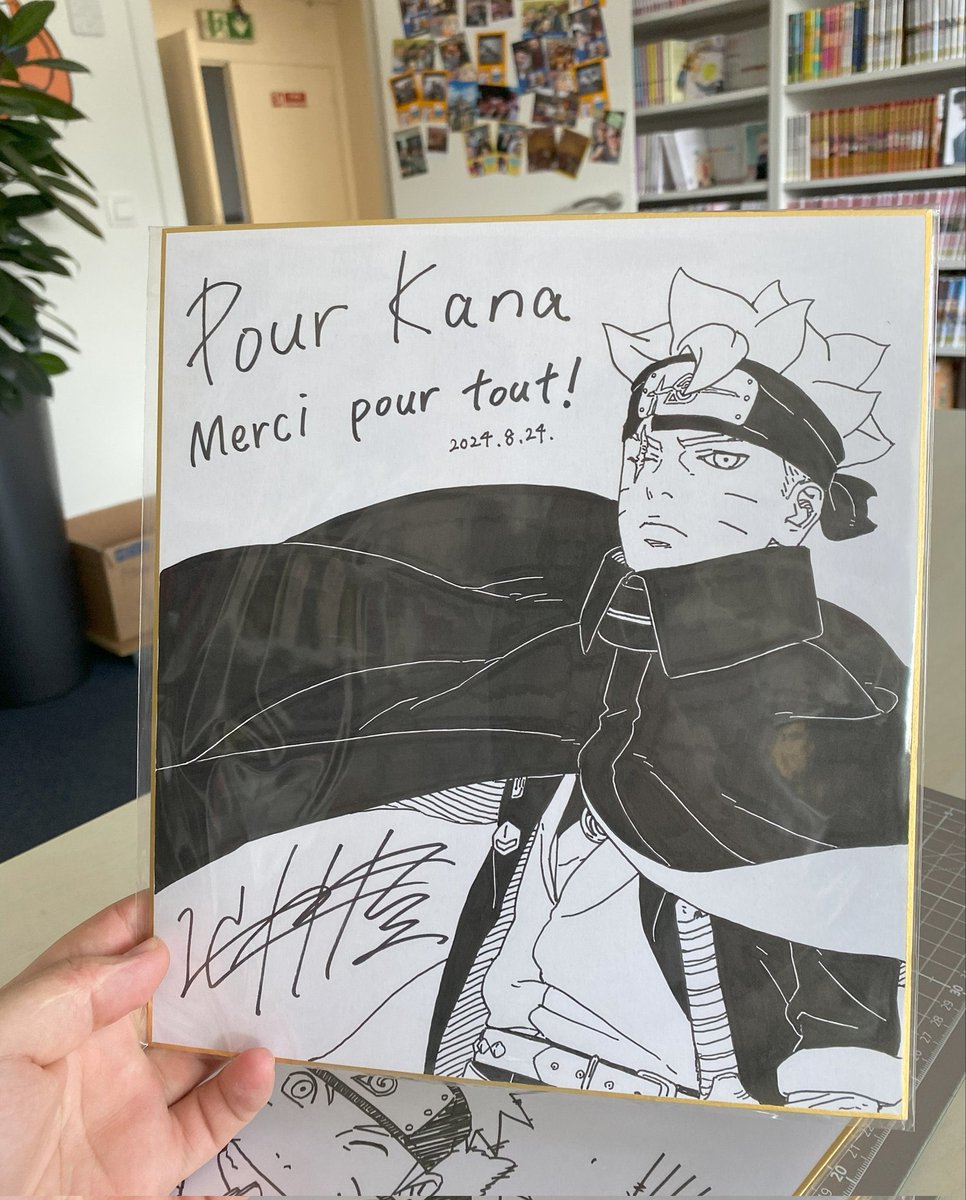 🚨NOUVELLE ILLUSTRATION DE MASASHI KISHIMOTO ET MIKIO IKEMOTO RÉALISÉÉS POUR L’ÉQUIPE DE KANA. NARUTO ET BORUTO SONT MAGNIFIQUES.