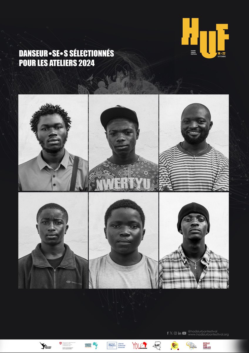 HadisiUrbanFest's tweet photo. 🔥 Découvrez les danseurs sélectionnés pour les ateliers du @HadisiUrbanFest 2024!

Ces talents de Goma vont repousser les limites de la danse contemporaine sous la facilitation de nos invités . 🌍💃

Restez connectés pour suivre leurs créations uniques ! 👀 https://t.co/9A0N7MXSXG