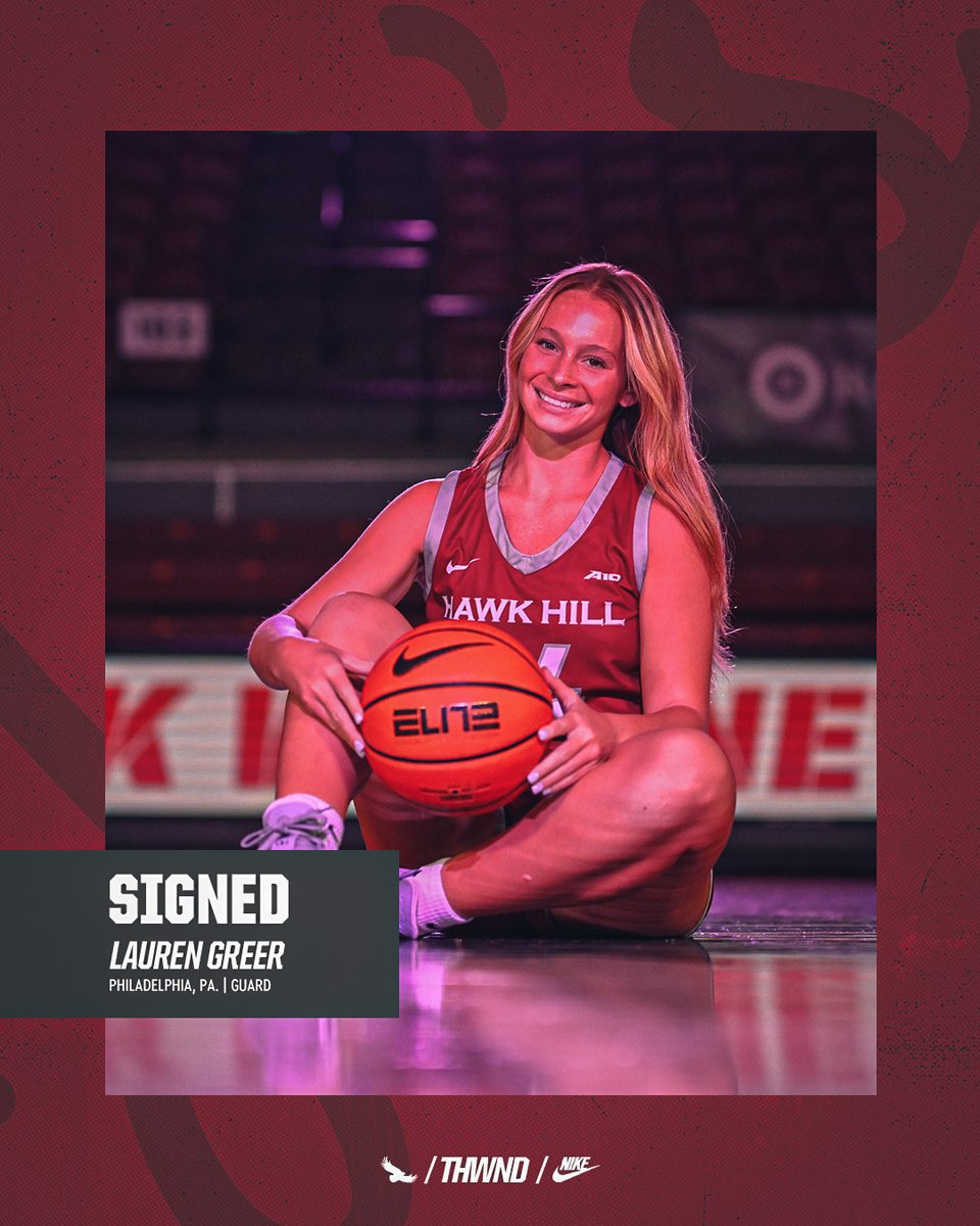 𝐁𝐑𝐄𝐀𝐊𝐈𝐍𝐆: Lauren Greer is a Hawk 🤩

#THWND | tinyurl.com/2r4jfkdj
