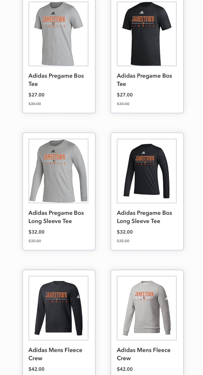 Our team store is up!! Make sure to get your Jimmie gear ordered before Thursday, Sept. 19th!!🤩 (Link in bio)