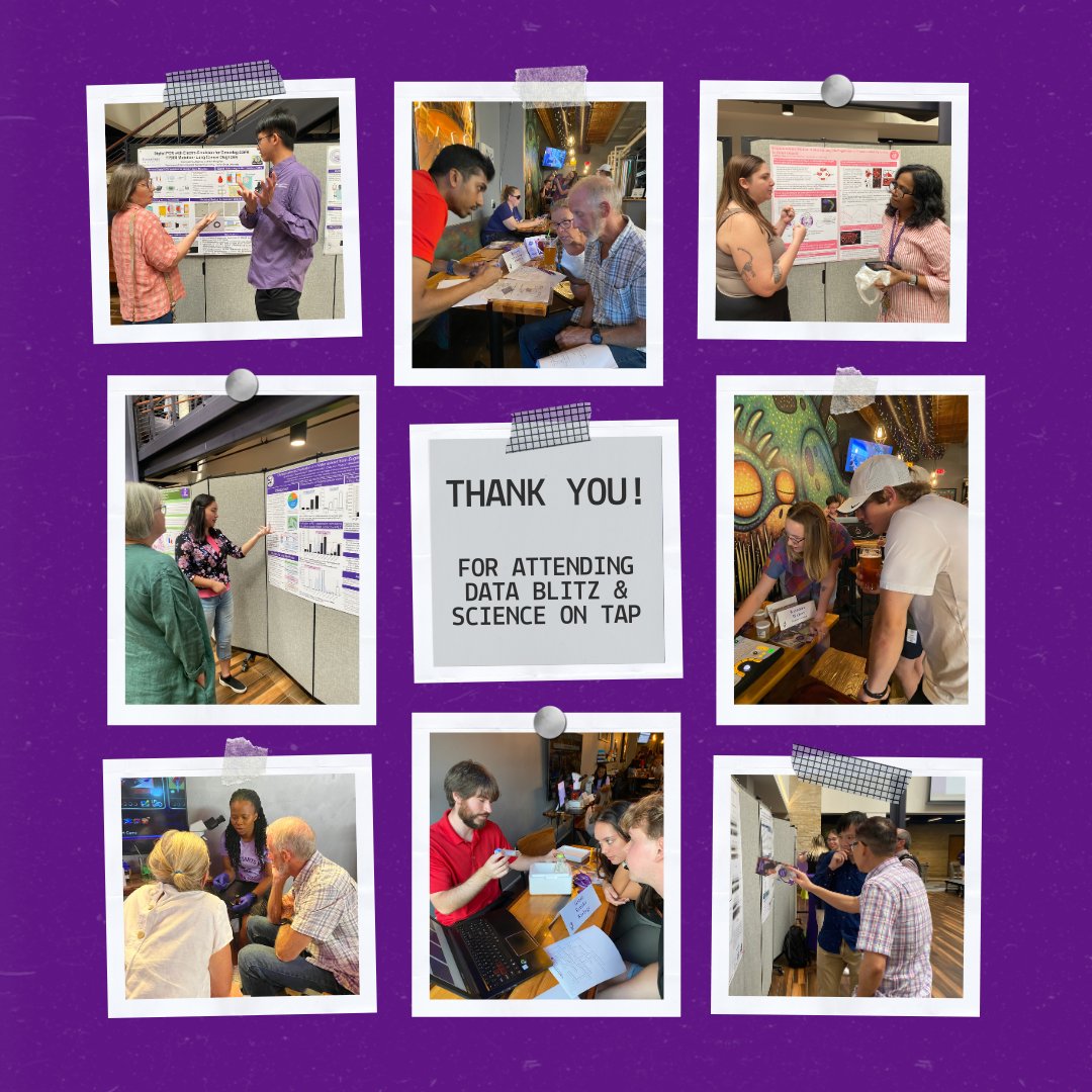KStateCancerRes's tweet image. 🎉 A big THANK YOU to everyone who attended our Data Blitz and Science on Tap events! Special thanks to the incredible scientists who participated and @sunsetzoo and @manhattanbrew for hosting! #scienceontap #datablitz #kansasstateuniversity #thecurestartswithus #cancerresearch