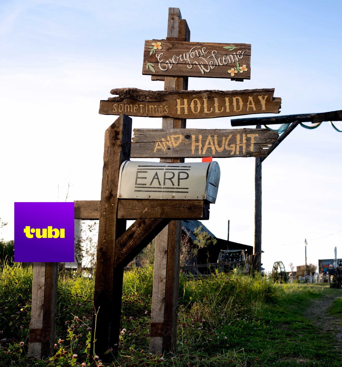 oh look there’s a new family sign on the homestead 💜 <a href="/Tubi/">Tubi</a> #wynonnaearp #vengeance