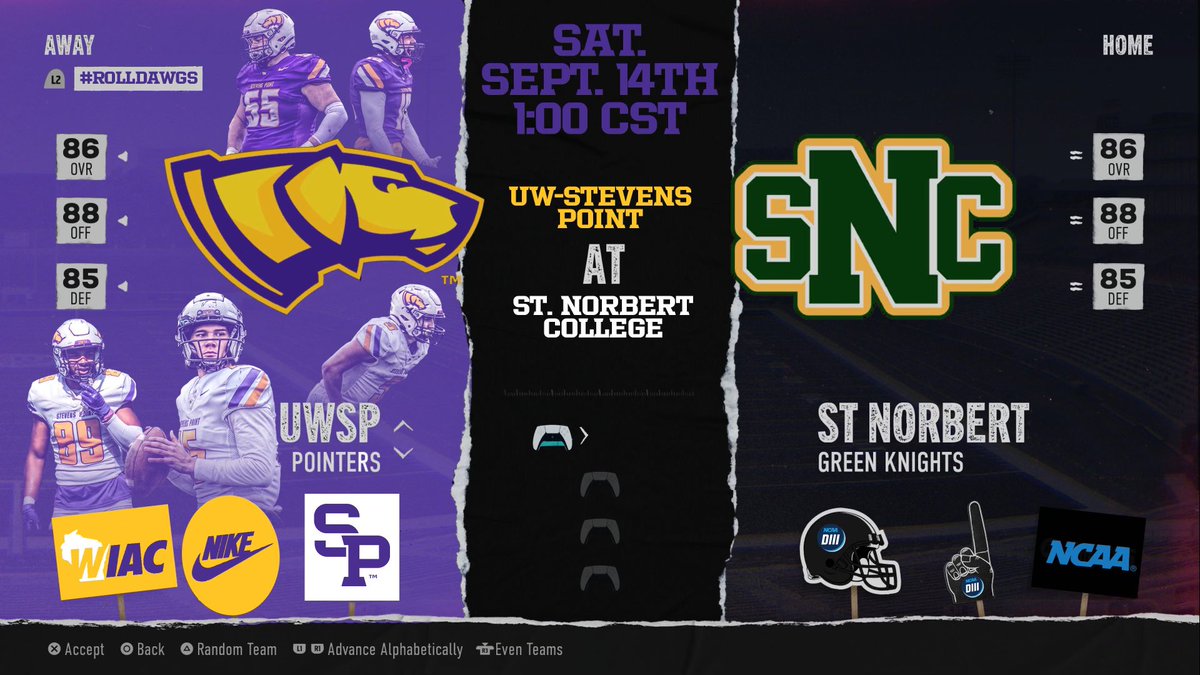 Game #2 loading…
#rolldawgs