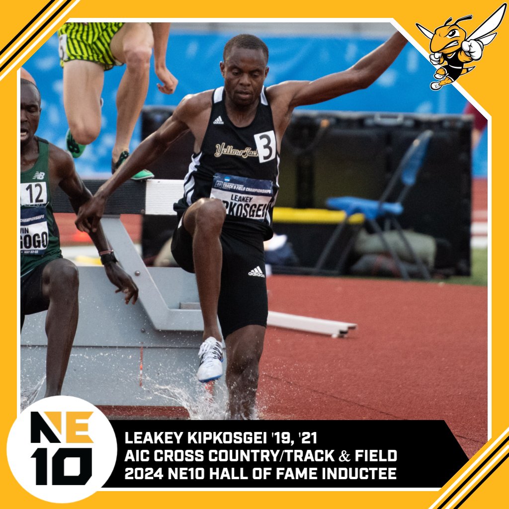 They are the elite of the elite...not just at AIC, but conference-wide.

Congratulations to NE10 Hall of Famers Alie (Fitzsimmons) Phillipson of @aicwsoccer and Leakey Kipkosgei of @aicxctf!

STORY: shorturl.at/okqI7

#AICommitted #NE10Embrace