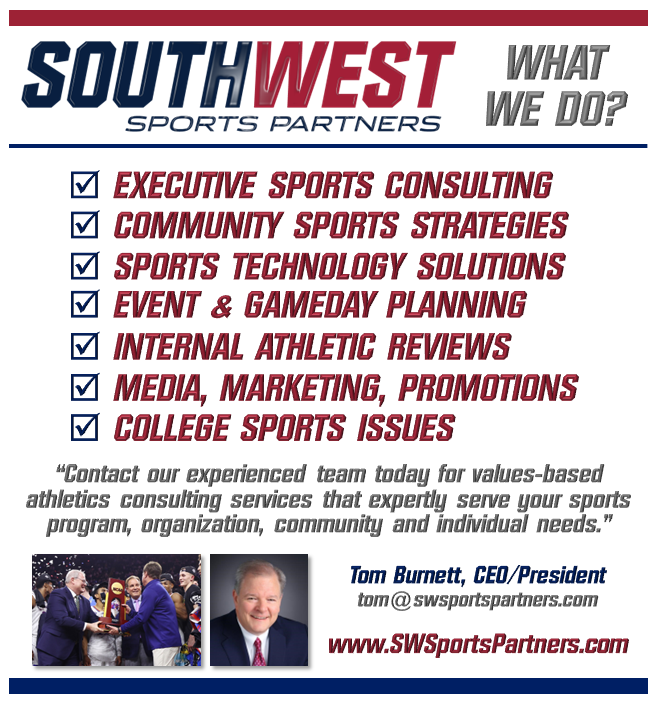 Tom Burnett (@_tomburnett) on Twitter photo How time flies!!! Closing in on our 2nd year at <a href="/SWSPartners/">Southwest Sports Partners, LLC</a>, providing consulting services to friends & colleagues in collegiate, corporate & community sports spaces. Thanks for entrusting us with your athletic needs & we're excited about what's ahead! swsportspartners.com How time flies!!! Closing in on our 2nd year at <a href="/SWSPartners/">Southwest Sports Partners, LLC</a>, providing consulting services to friends & colleagues in collegiate, corporate & community sports spaces. Thanks for entrusting us with your athletic needs & we're excited about what's ahead! swsportspartners.com