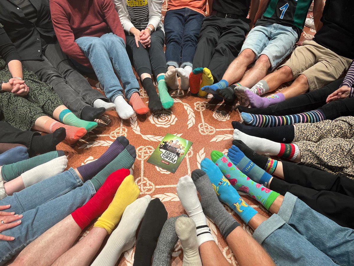 Steven Meo (@stevemeo) on Twitter photo Odd socks for Harry, from all the cast and crew <a href="/FawltyTowersWE/">Fawlty Towers - The Play</a> <a href="/HarrysFund/">Harry's Fund</a> @Christian2178 <a href="/McTernan1971/">Michelle McTernan</a> #NOSDA Odd socks for Harry, from all the cast and crew <a href="/FawltyTowersWE/">Fawlty Towers - The Play</a> <a href="/HarrysFund/">Harry's Fund</a> @Christian2178 <a href="/McTernan1971/">Michelle McTernan</a> #NOSDA