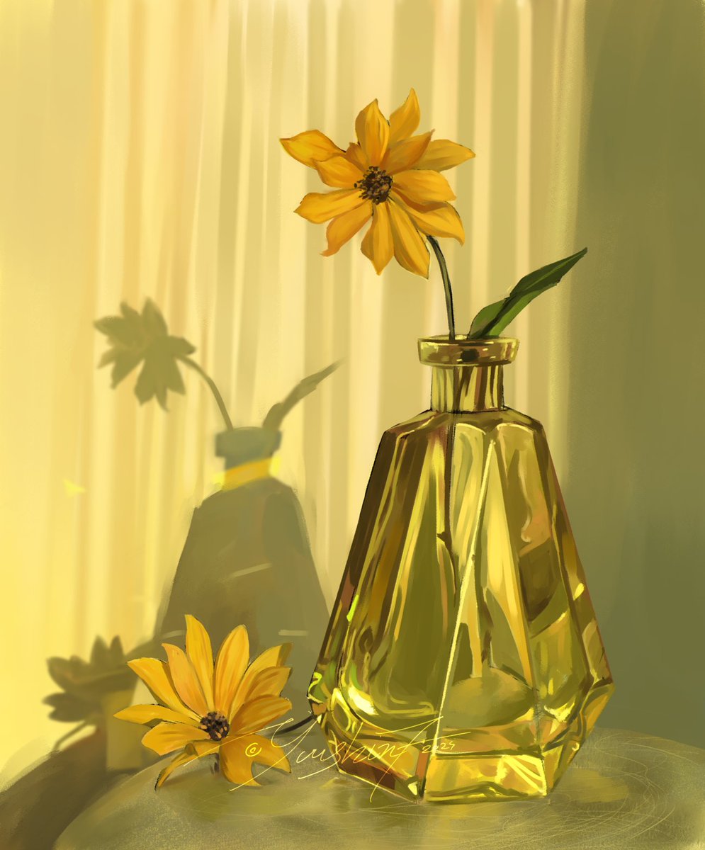 Yuushin_07's tweet image. I love painting glass 👁️👄👁️ with reference of course. I don't understand it enough to paint it from imagination 😅.
Ref found on pinterest, only thing in description was "kadetv20" uploaded by Marina Morozova. That's all I know about the source 🤷🏻♀️