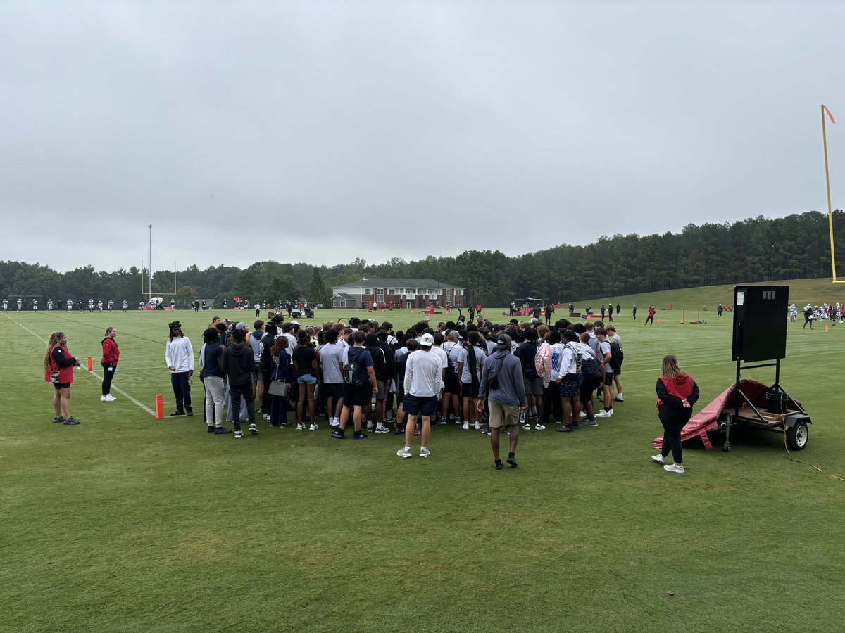Luke Hetrick (@lhsportstv) on Twitter photo Special guests today for <a href="/AtlantaFalcons/">Atlanta Falcons</a> practice as the entire <a href="/ApalacheeFB/">Apalachee Football</a> team is in attendance!
<a href="/wsbtv/">WSB-TV</a> Special guests today for <a href="/AtlantaFalcons/">Atlanta Falcons</a> practice as the entire <a href="/ApalacheeFB/">Apalachee Football</a> team is in attendance!
<a href="/wsbtv/">WSB-TV</a>