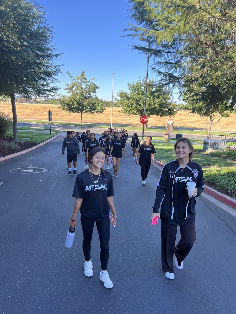 Morning walk after Breakfast here in Folsom.