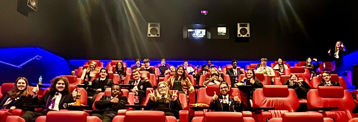 Higher Media trip today to see Alien Romulus at Cineworld. Absolutely fantastic pupils ⁦@allsaintsrcsec⁩ - Miss Healy and I had the best time… ‘stay away from her, you…’ best line ever! 👽 🎥 🍿
