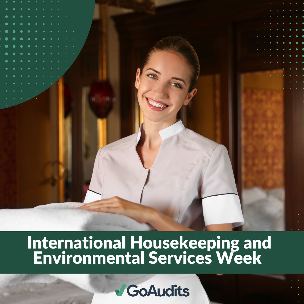 goaudits's tweet image. This week, we celebrated International Housekeeping and Environmental Services Week 🧹, recognizing the dedicated custodial staff who keep our spaces #safe, clean, and #healthy. 👏

With GoAudits, we&apos;re proud to give these heroes the tools they need to excel.

#GoAudits #Audits