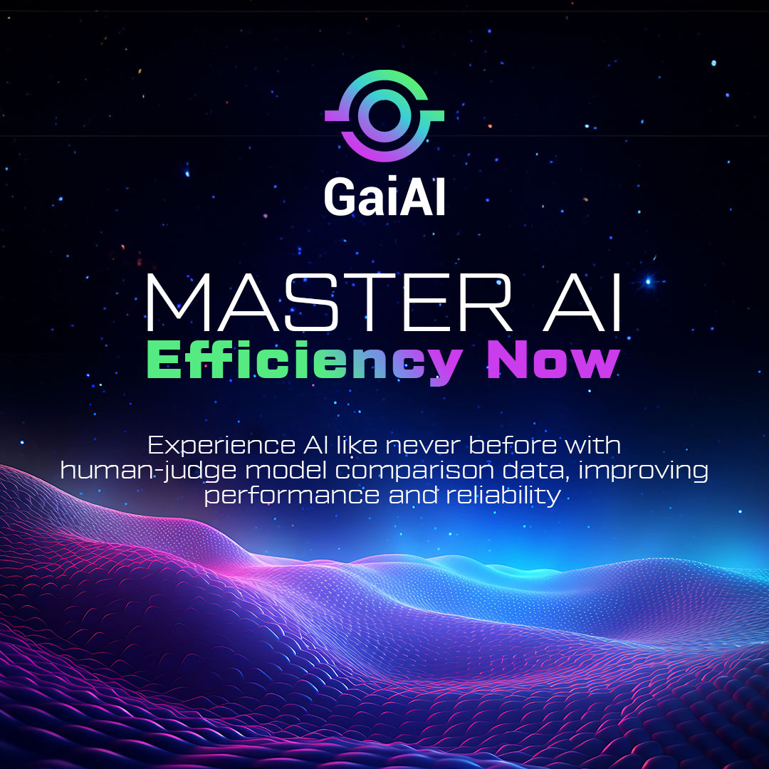 Tokenation_io's tweet image. GaiAI’s decentralized AI ecosystem offers a rich, ranked history of AI interactions. Enjoy unparalleled indexing and searchability for more efficient AI usage. #AI #Decentralized #DataOptimization