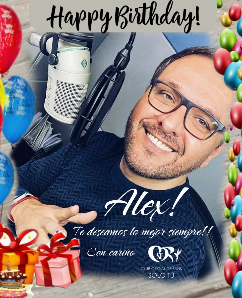 Hoy queremos enviar una felicitación muy especial a un locutor que todos los días nos contagia de alegría y buena vibra <a href="/alexlopezfm/">Alex López</a> que pases un cumpleaños bonito y que cada deseo se conceda.
Abrazos #Riveristas con mucho cariño de #ClubSoloTu #Monterrey 💙