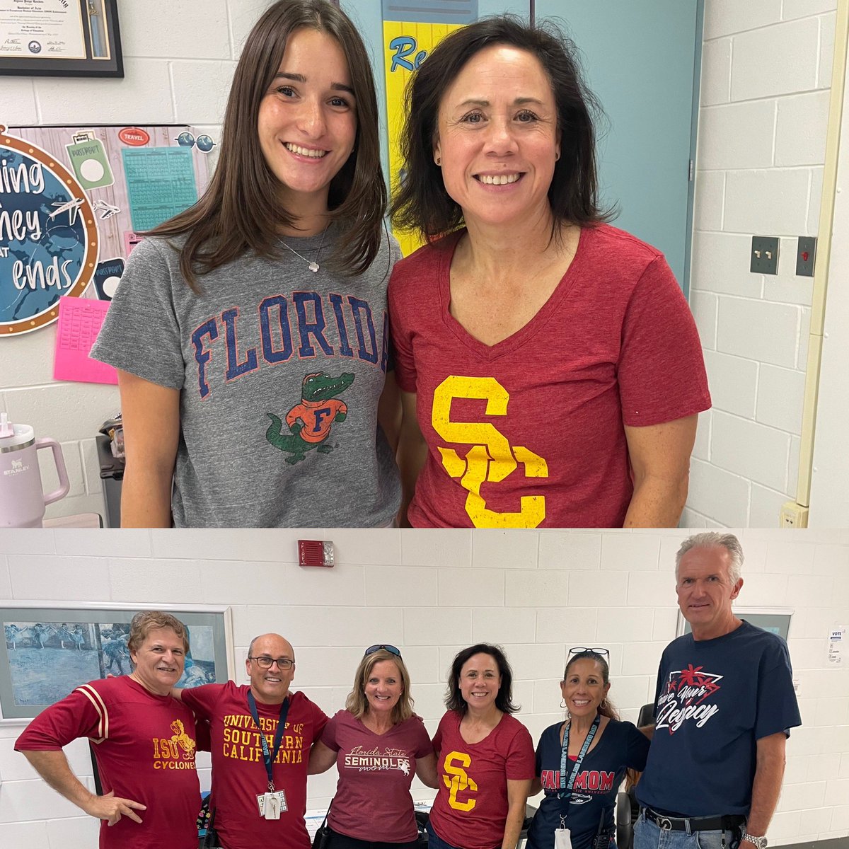 Kristi (@kmandrav) on Twitter photo Eagles Staff support our PTSA College Spirit day!
#schoolspirit <a href="/DRizzattiPBCSD/">Dominick Rizzatti</a> <a href="/DamianiSDPBC/">Susan Damiani</a> <a href="/irosken_/">Ilyssa Rosken</a> Eagles Staff support our PTSA College Spirit day!
#schoolspirit <a href="/DRizzattiPBCSD/">Dominick Rizzatti</a> <a href="/DamianiSDPBC/">Susan Damiani</a> <a href="/irosken_/">Ilyssa Rosken</a>