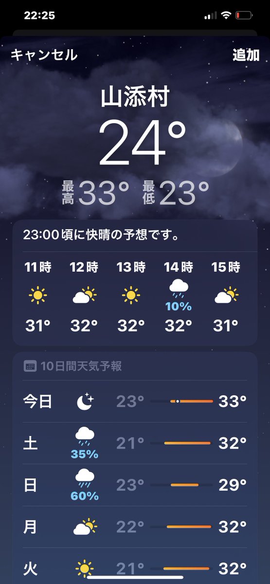 明日は午後に少し☔️