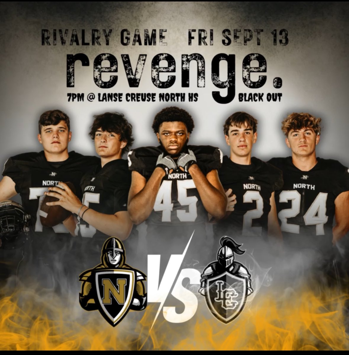 L'Anse Creuse North Football (@lcn_fb) on Twitter photo The Biggest Game of the Season. Tonight under the LCN lights. Kick off 7pm
<a href="/carterguzzo22/">Carter Guzzo</a> <a href="/masonraymond24/">Mason Raymond</a> @andrewwein1505 <a href="/KoukiRyan/">Ryan Kouki</a> @PHDLineCoach <a href="/Grant77Steve/">Steve Grant</a> <a href="/Joeivezaj/">Joe Ivezaj</a> <a href="/The_Coach_G6/">Dante Garland</a> <a href="/CoachZo89/">Alonzo Thomas</a> <a href="/MichFBFrenzy/">Michigan Prep Frenzy</a> <a href="/MIexposure/">Michigan exposure</a> <a href="/PrepRedzoneMI/">Prep Redzone Michigan</a> <a href="/lcnboosterclub/">LCN Athletic Booster Club</a> The Biggest Game of the Season. Tonight under the LCN lights. Kick off 7pm
<a href="/carterguzzo22/">Carter Guzzo</a> <a href="/masonraymond24/">Mason Raymond</a> @andrewwein1505 <a href="/KoukiRyan/">Ryan Kouki</a> @PHDLineCoach <a href="/Grant77Steve/">Steve Grant</a> <a href="/Joeivezaj/">Joe Ivezaj</a> <a href="/The_Coach_G6/">Dante Garland</a> <a href="/CoachZo89/">Alonzo Thomas</a> <a href="/MichFBFrenzy/">Michigan Prep Frenzy</a> <a href="/MIexposure/">Michigan exposure</a> <a href="/PrepRedzoneMI/">Prep Redzone Michigan</a> <a href="/lcnboosterclub/">LCN Athletic Booster Club</a>