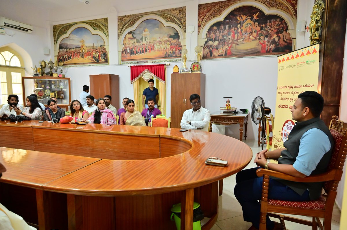 Glad to host the travel bloggers meet in Mysuru with the tourism department! Let’s uncover the hidden gems of our region and share them with the world and explore new ideas that showcase our cultural heritage and natural beauty.
