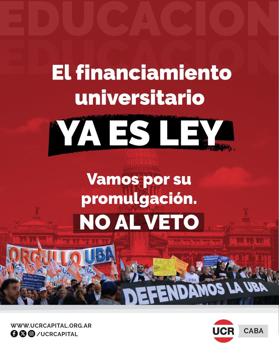 Ya es Ley el Financiamiento Universitario.

Esperemos que el ejecutivo la promulgué.