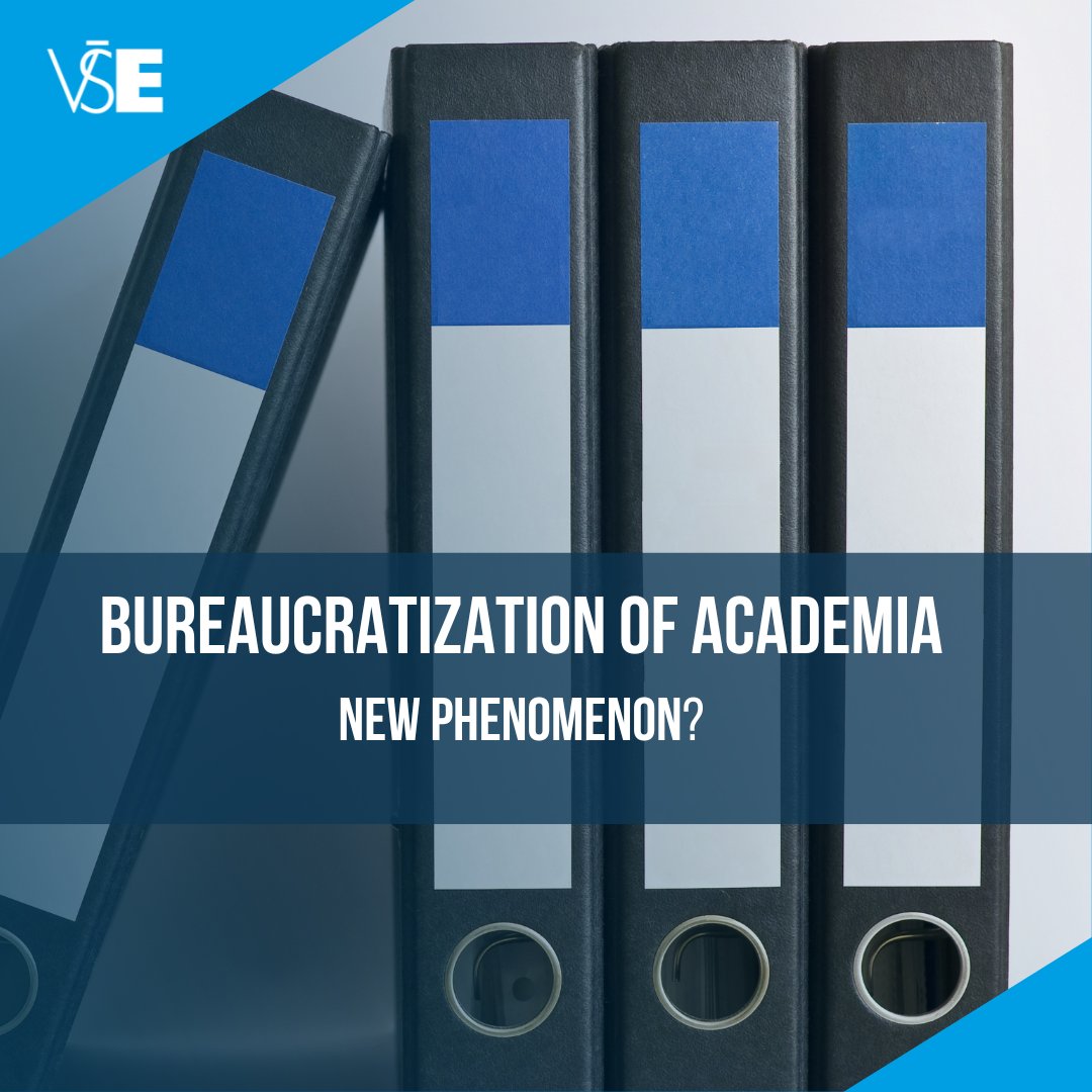 1/4🧵Excellent VŠE Publication Series📄#Academia #Administration #Burden #Bureaucracy

Is bureaucratization of academia new phenomenon?