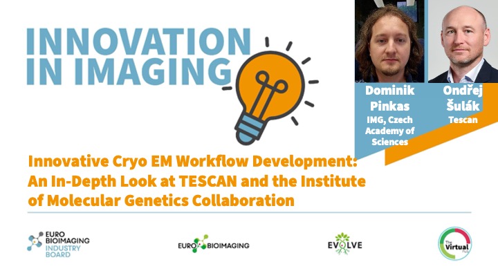 EuroBioImaging's tweet image. Strong cooperation🤝between research &amp;amp; industry drive #innovation. Dominik Pinkas @imgprague &amp;amp; Ondřej Šulák @tescan_micro will share their work to develop and optimise workflows for cryo-electron microscopy at the Special Edition #VirtualPub &quot;Innovation in Imaging.&quot;
Join us…
