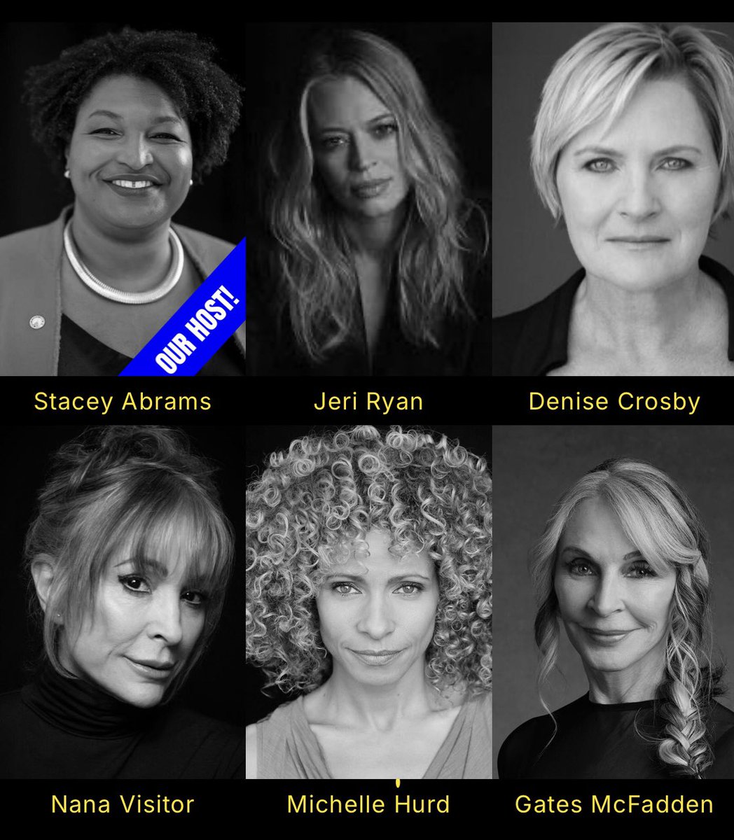 October 3, 2024. Join the Call! 
#StarTrek #Vote #GatesMcFadden