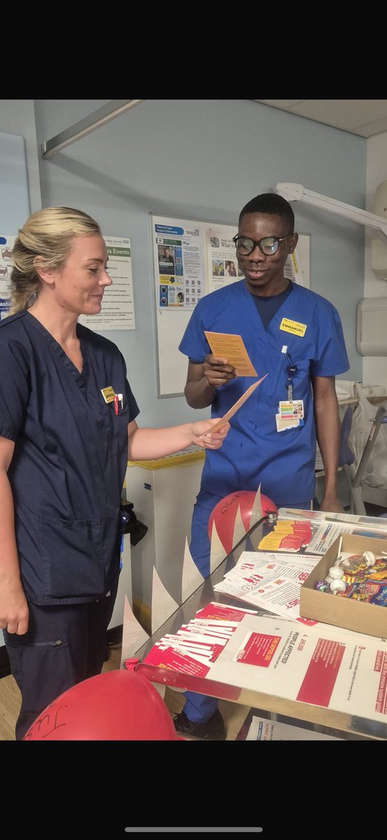 🏥🩸💉Sepsis Awareness Day 💉🩸🏥

Our ED staff raising awareness and completing Sepsis Quiz