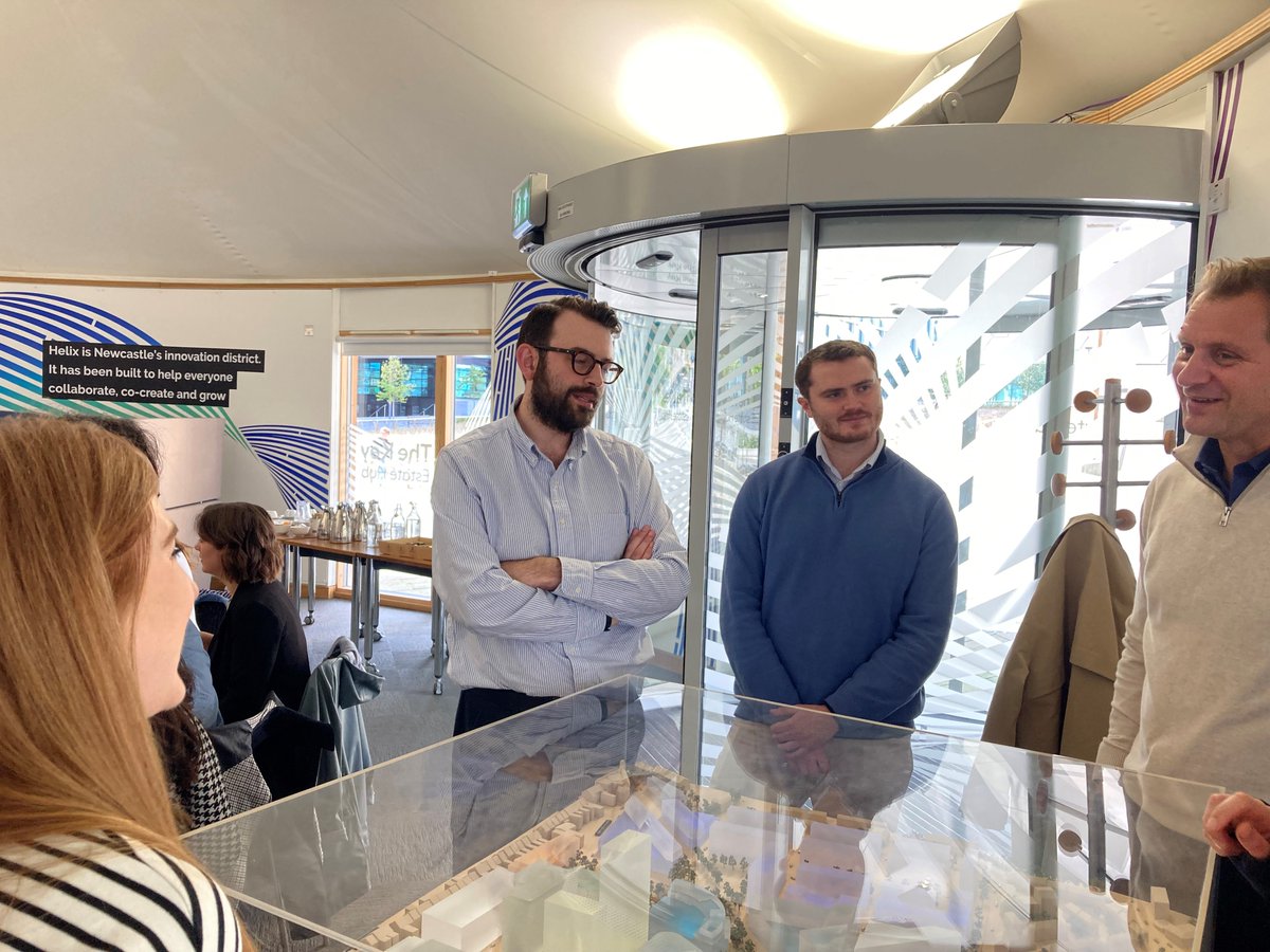 Great team away day yesterday learning all about <a href="/newcastlehelix/">Newcastle Helix</a>! Thanks for having us - a really informative and interesting visit.