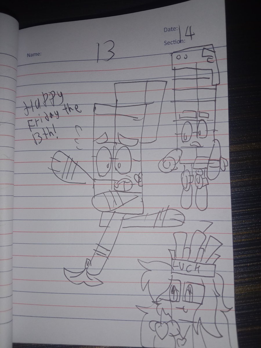 VistaRiev's tweet image. Happy Friday the 13th!

#learningblocks #numberblocks