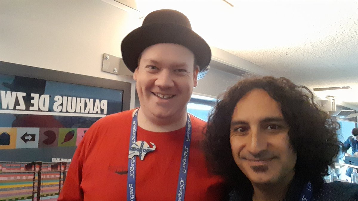 Very happy to thank <a href="/intrbiz/">Chris Ellis - @intrbiz@bergamot.social</a> in person for all his help to <a href="/pgdaylowlands/">PGDay Lowlands</a> , a well deserved title "High Lowlander"