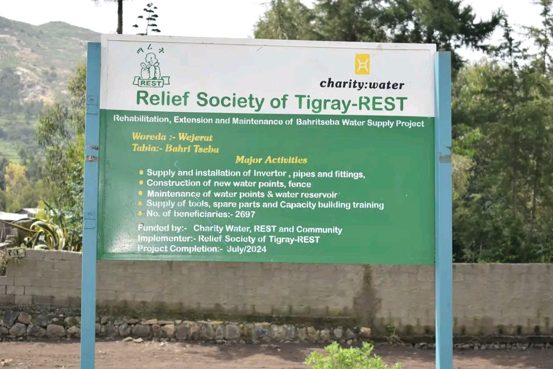 We're thrilled to announce the completion of 4 Rural Piped System projects in Tigray! These projects are providing clean water to thousands affected by the war. As Letay from Kerseber says, "I don't want to face water scarcity again." Thank you to <a href="/charitywater/">charity: water</a>.  
#Resilience