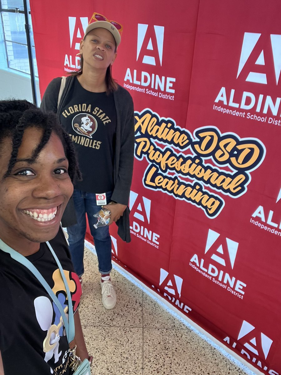We are ready for DSD! I’m with some awesome peeps. <a href="/aldinesped/">Aldine ISD SPED</a>