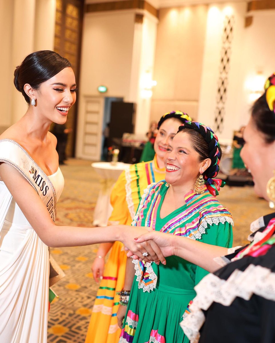 Congratulations on the 214th Anniversary of the Independence of Mexico🇲🇽🤍🇹🇭 it is an honor to witness this magical celebration and it is extremely exciting for me to experience Mexican culture during the upcoming 73rd Miss Universe competition!