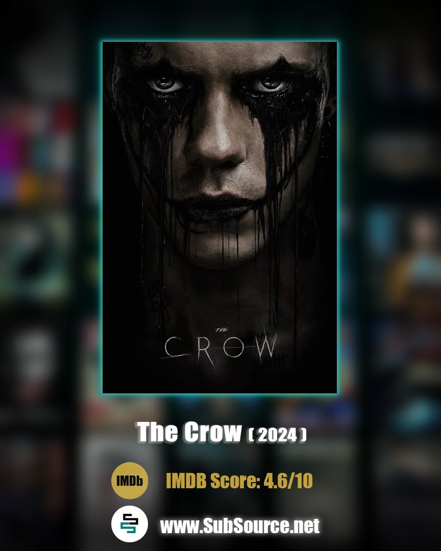 SubSource_Net's tweet image. 💎 Take a look at Friday’s new releases !!
#Subservience #TheCrow #TheGrandTour #OneForTheRoad 

Download your favorite subtitles from: 🌐 SubSource.Net