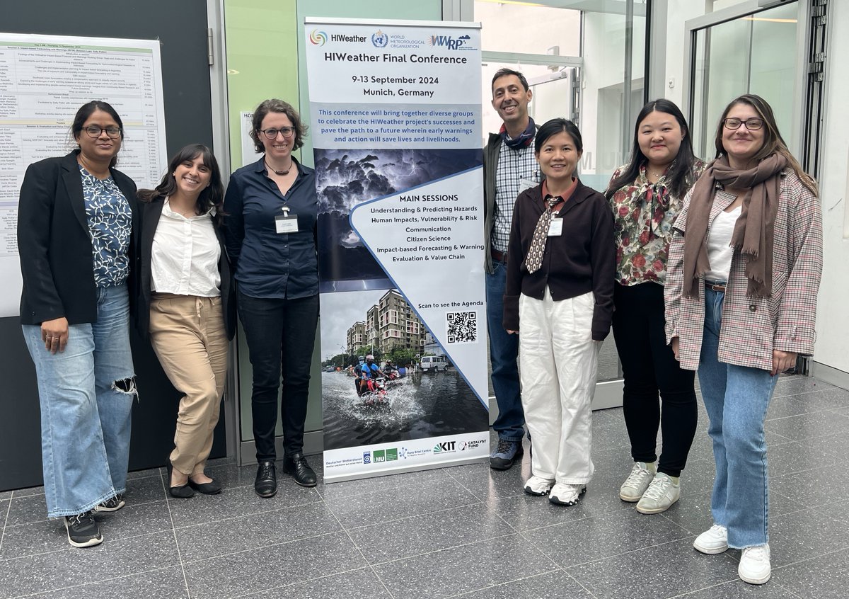 This week, YESS was present at the final conference of HIWeather, a WWRP 10-year project.
Several members attended and had various participations, from Julia Keller being part of the local committee, to Liye Li, Rodrigo Ribeiro and Valentina Rabanal participating of panels.