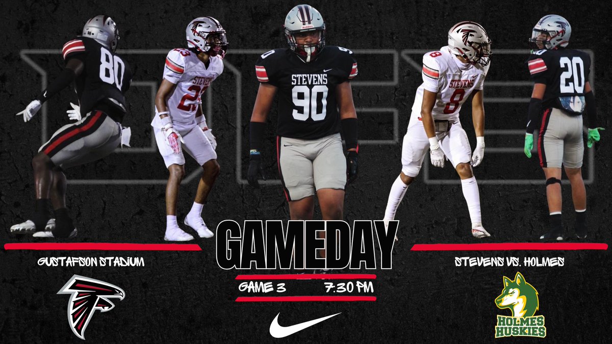 🗣️IT’S GAME DAY!

🆚 Holmes
🏈 7:30 PM
📍Gustafson Stadium

#WeAreDFB | #DemFalconBoyz
