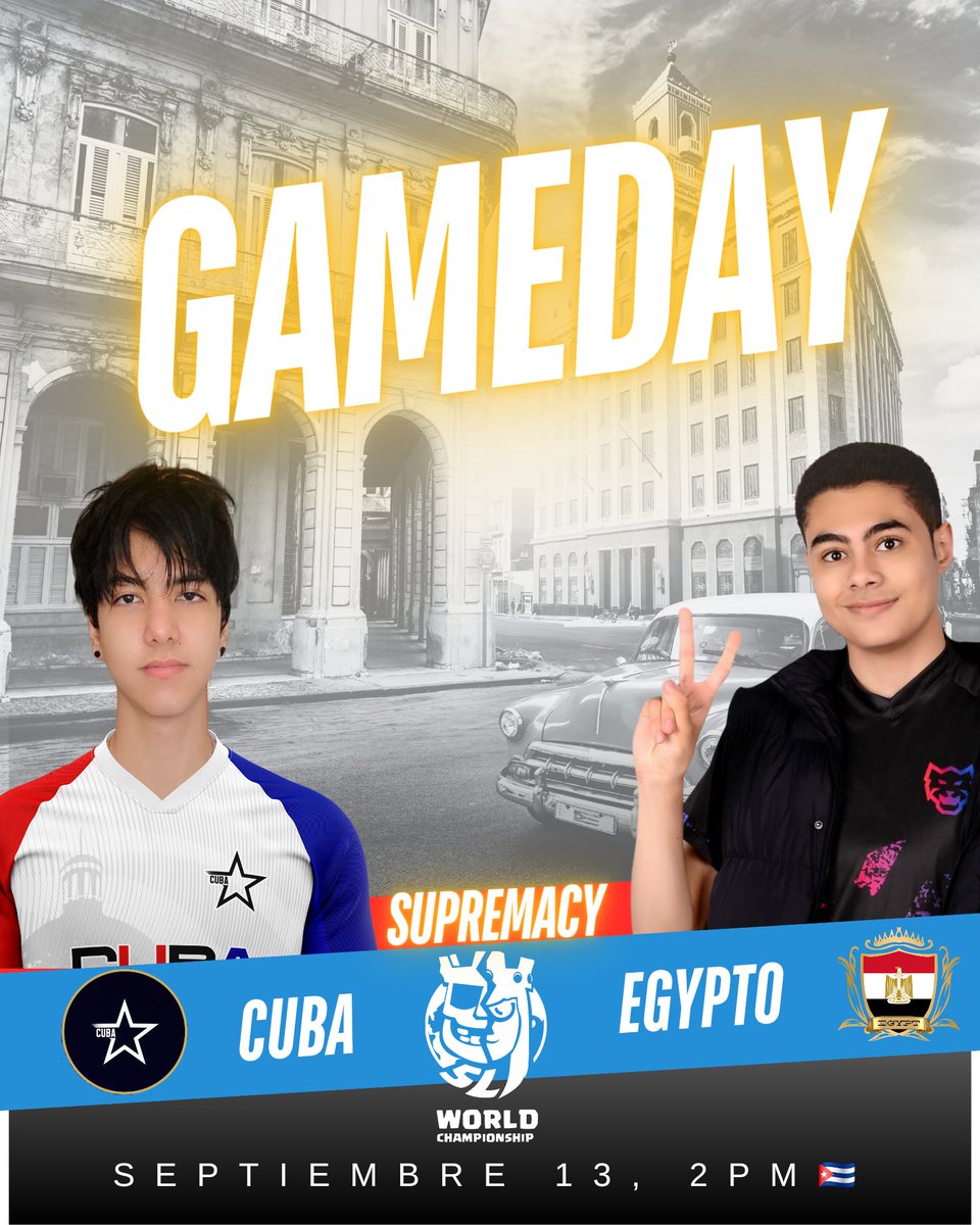 Cuba CR Official Team (@teamcubacr) on Twitter photo Jornada #1 contra uno de los mejores equipos y jugadores del mundo. Sin miedo al exito!
🏆 <a href="/CR_Supremacy/">Supremacy League</a>
🆚️ <a href="/TeamEgyptGG/">Team Egypt 🇪🇬</a> Jornada #1 contra uno de los mejores equipos y jugadores del mundo. Sin miedo al exito!
🏆 <a href="/CR_Supremacy/">Supremacy League</a>
🆚️ <a href="/TeamEgyptGG/">Team Egypt 🇪🇬</a>