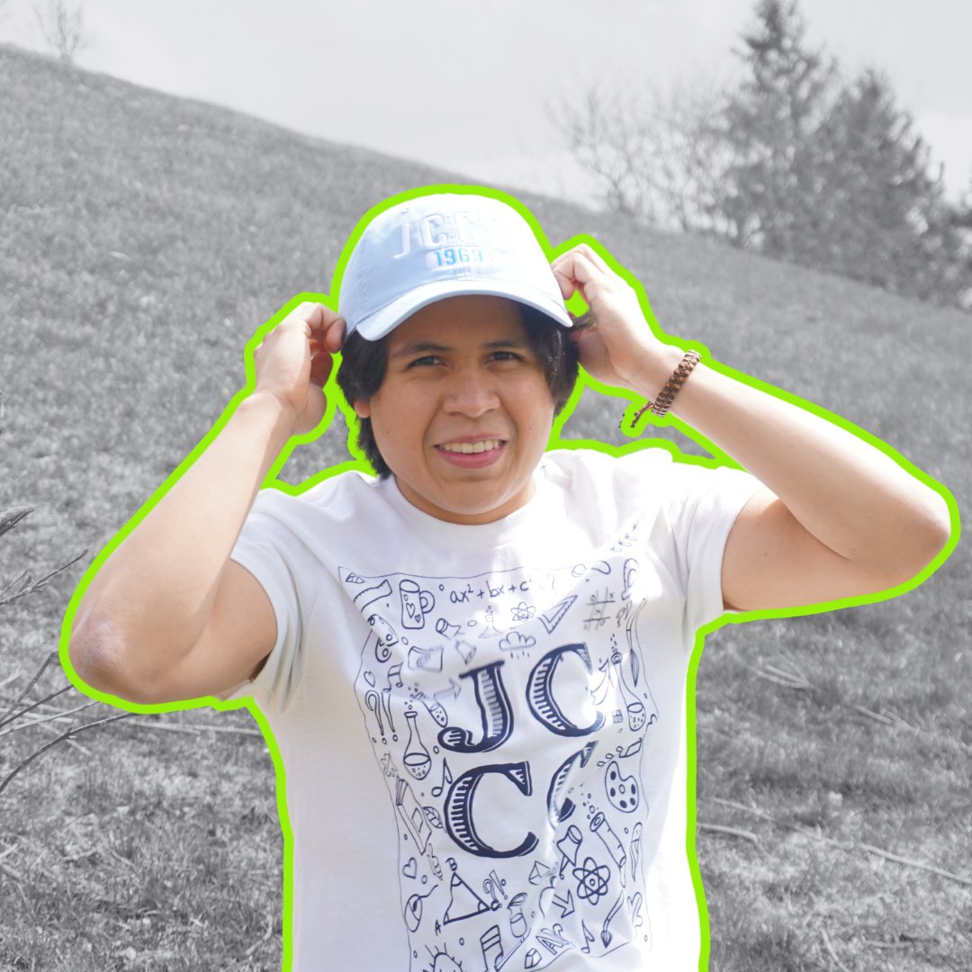 Pictured is Fernando in the t-shirt from 2022's student design winner! Today is the LAST day to submit your design if you want to be 2024's winner! In person drop offs are due by 5pm and email submissions are due by 11:59pm on Friday the 13th!  bookstore.jccc.edu/SiteText?id=64…