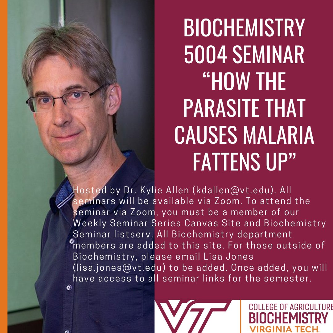 vtbiochem's tweet image. 😎Check it out: MONDAY, SEPTEMBER 16, 2024, 3PM – FRALIN AUDITORIUM📷📷#Hokies #IAMVTCALS
