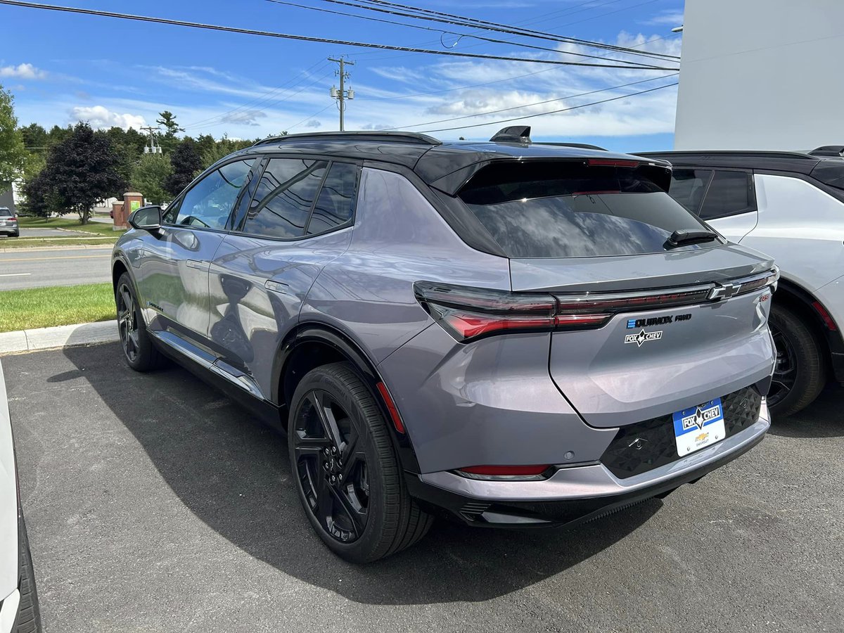 FoxChevrolet's tweet photo. Experience the remarkable RS Equinox EV with AWD, heated seats, adaptive cruise, and more safety features. Get $10,000 tax credits and an extra $1200 for Costco members this month. Lease for $323 biweekly OAC. Visit Fox Chevrolet Cadillac! https://t.co/oOJZDSWdwP