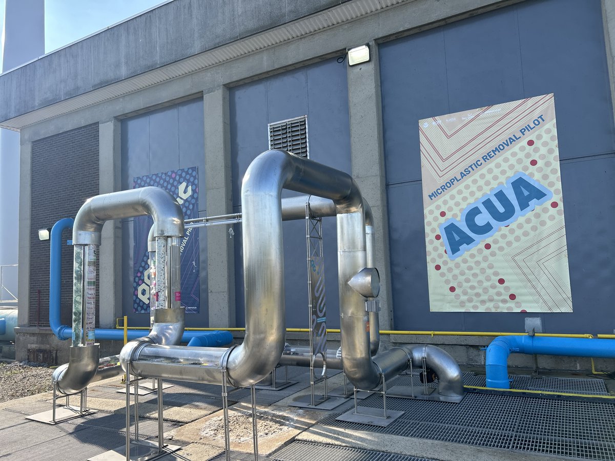 ACUA_Green's tweet photo. PolyGone's “Artificial Root Filter” captures microplastics before effluent reaches the ocean. With an educational pavilion, visitors can see the innovation in action! 🔍💡

Learn more: https://t.co/EqSfKOVaVt https://t.co/WQF3EQO8Wq