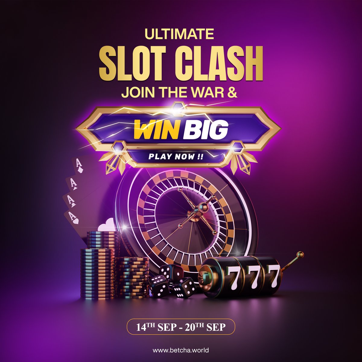 betcha_world's tweet image. Gear up for the ultimate slot showdown! 🎰💥 Big wins are just a spin away—are you ready to play and claim victory? Don&apos;t miss out from September 14th to 20th!

👉 Jump in: betcha.world

#Betchaworld #Joinbetcha #bigwin #onlineslots #onlinecasino