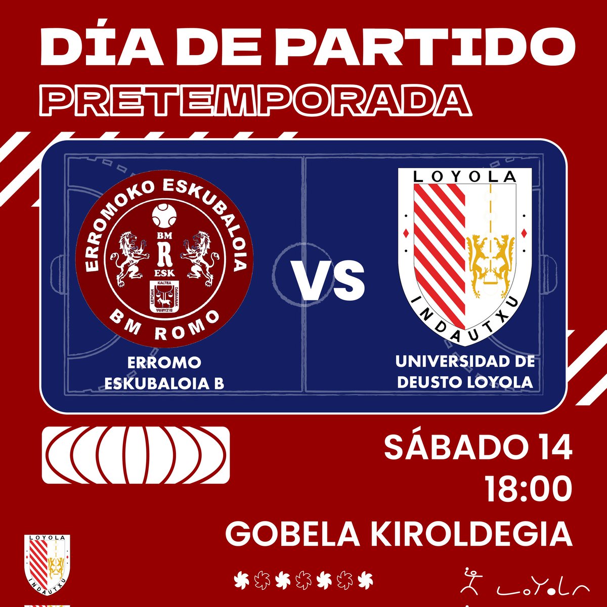 🏆 #PRETEMPORADA 🤾

3° partido

Mañana nuestros chicos juegan fuera su tercer partido de la pretemporada. Otro partido para ir cogiendo sensaciones y ritmo en la pista. 

Mucha suerte equipo 💪🏻💪🏻

🏟️ Gobela kiroldegia 
📅 Sábado 14 de septiembre
⏰ 18:00
🆚 <a href="/CBRomo/">Erromoko Eskubaloia</a>