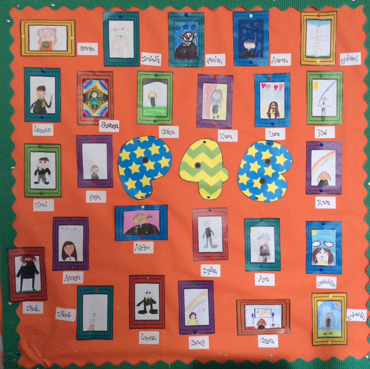 ctrps1's tweet image. 🌟 What a gorgeous first fortnight of school Miss Ratican&apos;s class have had! 🌟 They’ve been busy getting to know each other, and the children even drew self-portraits for their display! 🎨 Meet P4B! #BackToSchool #ClassroomFun #P4B
