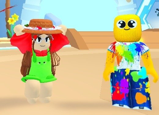 ANOTHER RB huge (yellow this time) and I spotted a dear friend in the plaza!!🥰 <a href="/LyntyOfficial/">Lynty</a> I hope you don't mind, but I grabbed a screenshot. ☺️🫶
HAPPY FRIDAY Y'ALL!! ❤️
#PS99 #ROBLOX #PetSimulator