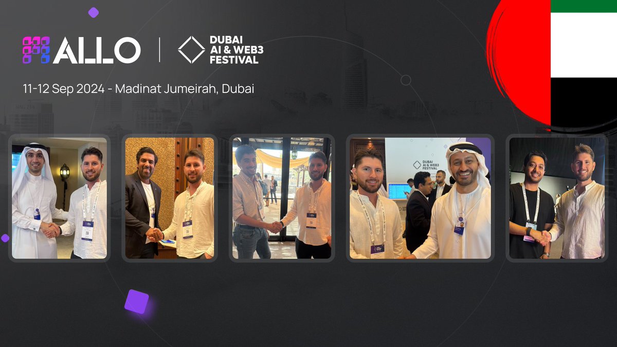 Allo founder, <a href="/kadvani/">Kingsley Advani</a> meeting with top leaders in Dubai who are powering the digital economy in the UAE 🇦🇪 <a href="/DIFC/">DIFC</a> @DubaiAIWeb3Fest