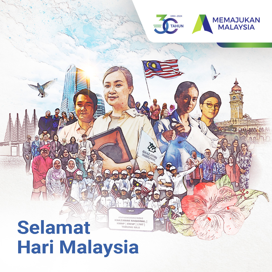 Hari Malaysia ini, kita meraikan perpaduan, kepelbagaian, dan sejarah yang kita kongsi.

Dengan usaha bersama, kita akan terus membina dan memajukan negara kita yang tercinta.

Selamat Hari Malaysia!

Tonton filem kami di youtube.com/watch?v=vnr0Jy… #KhazanahNasional #HariMalaysia