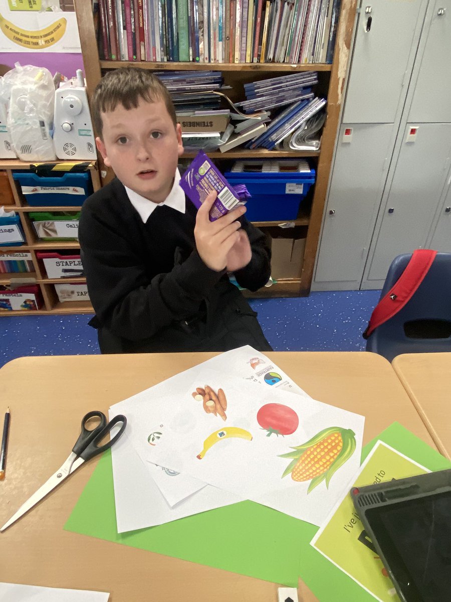 S1 using crop diversification to inspire their posters, with a wee bit of fair trade chocolate thanks to Jack!