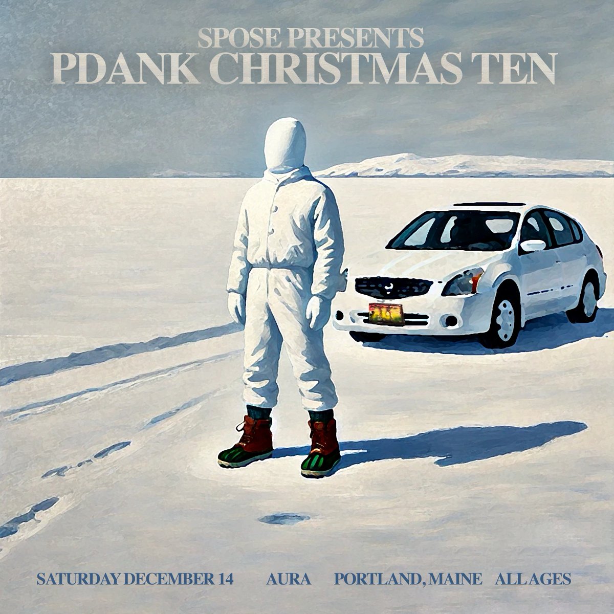 I am so merry to announce the tenth annual PDANK CHRISTMAS is on sale TODAY right now! sposemusic.com/tour SEE YOU GUYS THERE at @auramaine