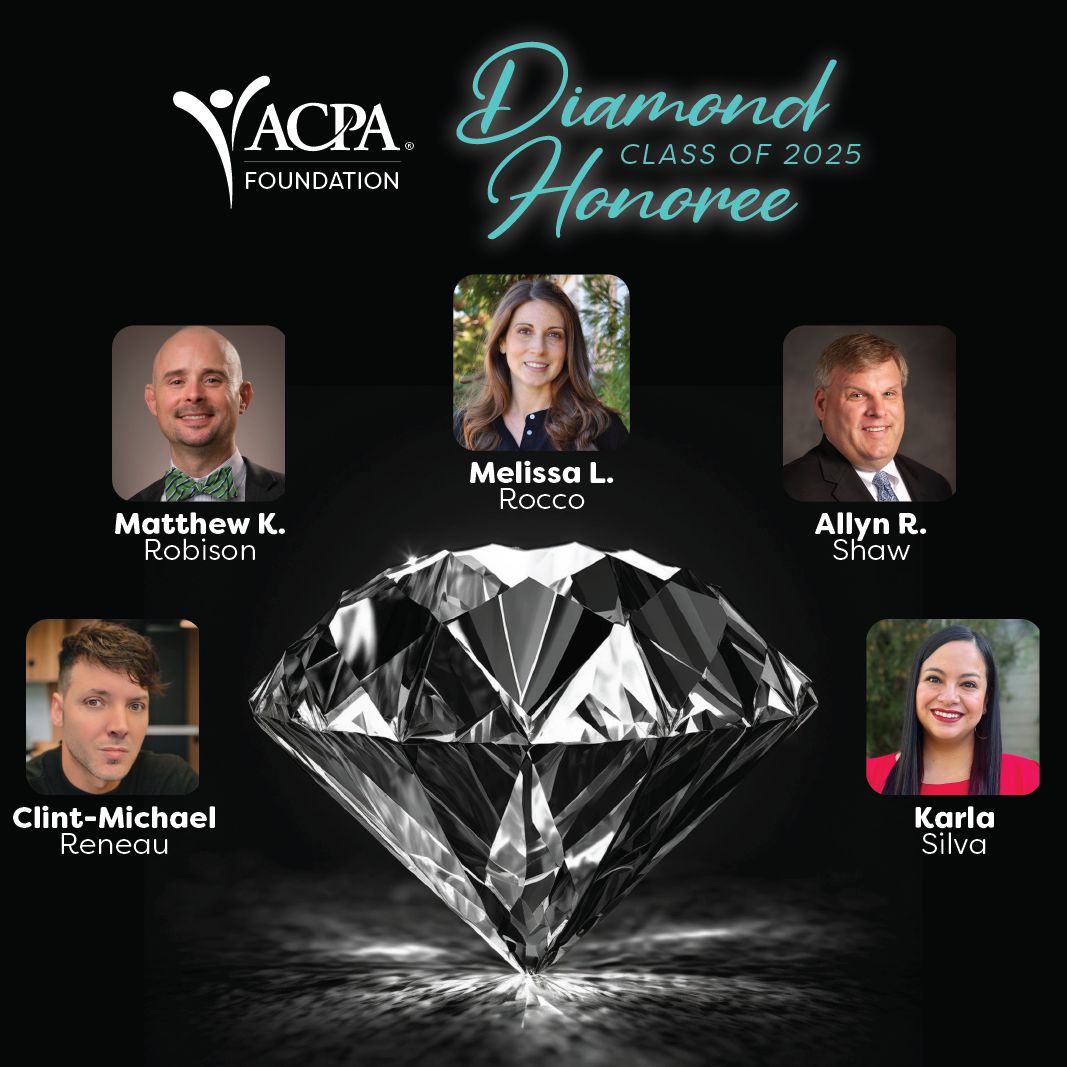 Congratulations to the @acpafoundation Diamond 💎 Honoree Class of 2025! Join us in celebrating these exceptional leaders and show your support by donating to their campaigns and celebrating their accomplishments at #ACPA25 buff.ly/3mjpnhB