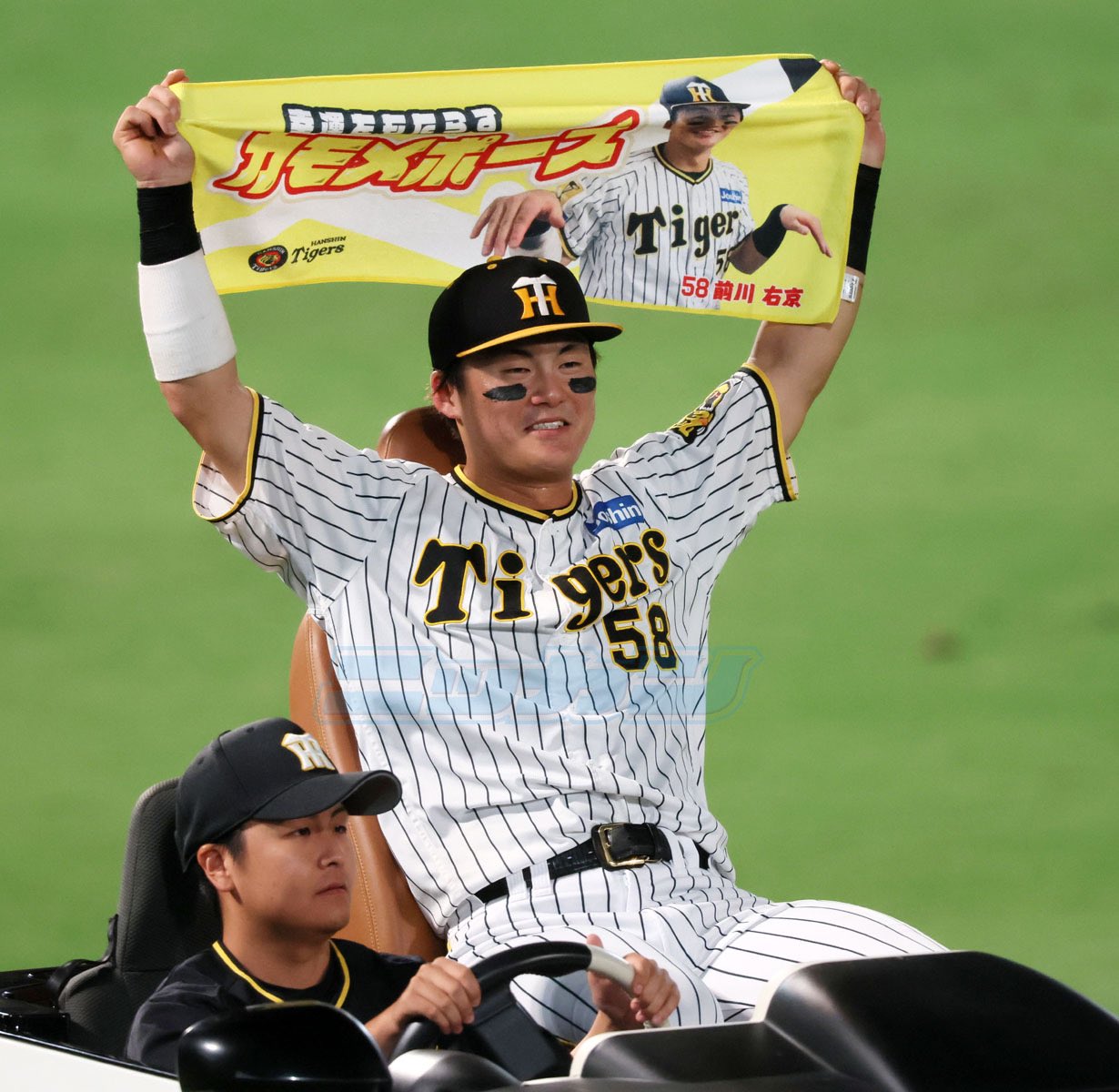 前川右京 スポーツ 阪神タイガース 復刻 黒虎 ユニフォーム 前川